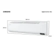 AR COND SPLIT HW SAMSUNG 22000 BTU QF DIGITAL INVERTER ULTRA 220V COND (AR24BSHZCWKXAZ)