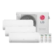 Ar-Condicionado Multi Split Tri Split Inverter LG 24000 BTUs 2X9000+1X12000 Quente e Frio 220V A3UW24GFA3.AWGZBR1