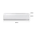 Ar Condicionado Split Inverter Samsung WindFree AI 9000 BTUs Frio 220V AR09DYFAAWKXAZ