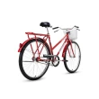 Bicicleta Houston Onix VB Freio V-Brake Vermelha com Cesta Aro 26 ON26V1S