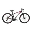 Bicicleta Polimet MTB Nitro Câmbio Shimano Quadro em Alumínio 17/Aro 29/21 Velocidades Preta/Rosa 7163