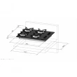 Cooktop Fischer 4 Bocas Preto Bivolt 1519-5713