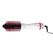 Escova Secadora Gama Glamour Pink Brush 3D 1200W Branco e Rosa 127V HDCBR0000000425