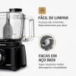 Mixer Mondial M-16-BI Preto e Inox 300W 220V