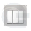 Walk in Cooler Gallant Resfriados 3 Portas Vidro sem Piso Painel 220V/3F CWRSP-03